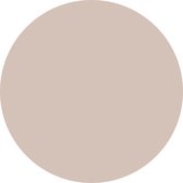 Blanco muurcirkel beige 2 stuks 20 cm / Forex