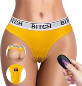 Open Panties with Vibrating Bullet and Remote Control Size S