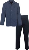 Paul Hopkins Doorknoop Heren Pyjama Blauw PHPYH2117A - Maten: S