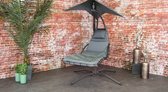 SenS Garden Furniture - Honolulu Schommelbank Tuintoel - Grijs - 175x104x200