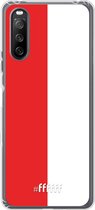 6F hoesje - geschikt voor Sony Xperia 10 III -  Transparant TPU Case - Feyenoord #ffffff