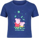 T-shirt Peppa Pig junior katoen blauw maat 86/92