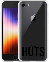 iPhone SE 2022 Hoesje Huts zwart - Designed by Cazy