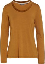 ESSENZA Luyza Uni Top Lange Mouw Cashew - M