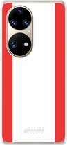 6F hoesje - geschikt voor Huawei P50 Pro -  Transparant TPU Case - FC Emmen #ffffff