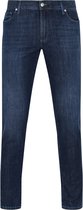 Alberto - Jeans Denim Donkerblauw - Maat W 34 - L 32 - Slim-fit