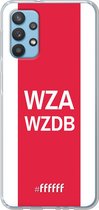 6F hoesje - geschikt voor Samsung Galaxy A32 4G -  Transparant TPU Case - AFC Ajax - WZAWZDB #ffffff