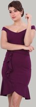 HASVEL-Mini-Jurk Dames -Paarse jurk- Jurk- Maat S- Jurk met spaghettibandjesHASVEL-Women Mini-Dress -Purple Dress- Dress- Size S- Spaghetti Strap Dress