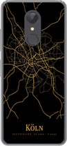 Telefoonhoesje Geschikt voor Xiaomi Geschikt voor Redmi 5 hoesje - Köln - Kaart - Goud - Siliconen Telefoonhoesje Telefoonhoesje