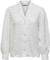 Only Blouse Onlmia L/s Shirt Wvn 15271236 Cloud Dancer Dames Maat - M