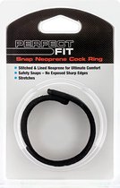 Neoprene snap cockrings - Cock Rings black