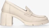 Tango | Romy heel 2-a bone white loafer - bone white sole | Maat: 37