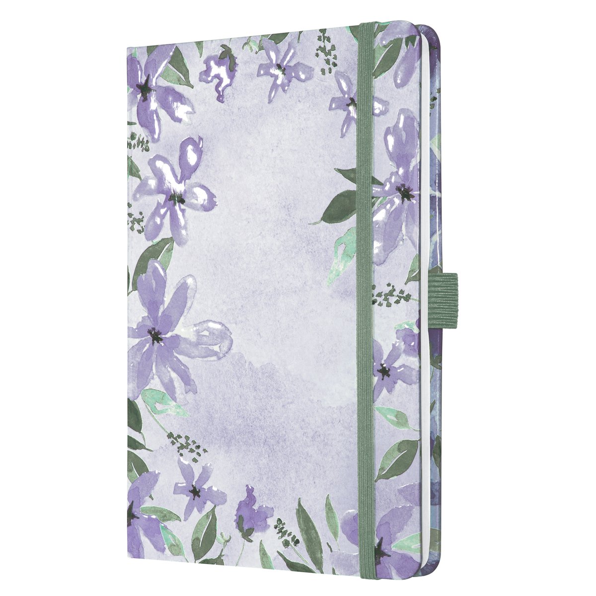 Sigel Jolie Beauty - agenda 2023 - weekagenda - A5 - 4-talig - loose florals lilac - hardcover. SI-J3337