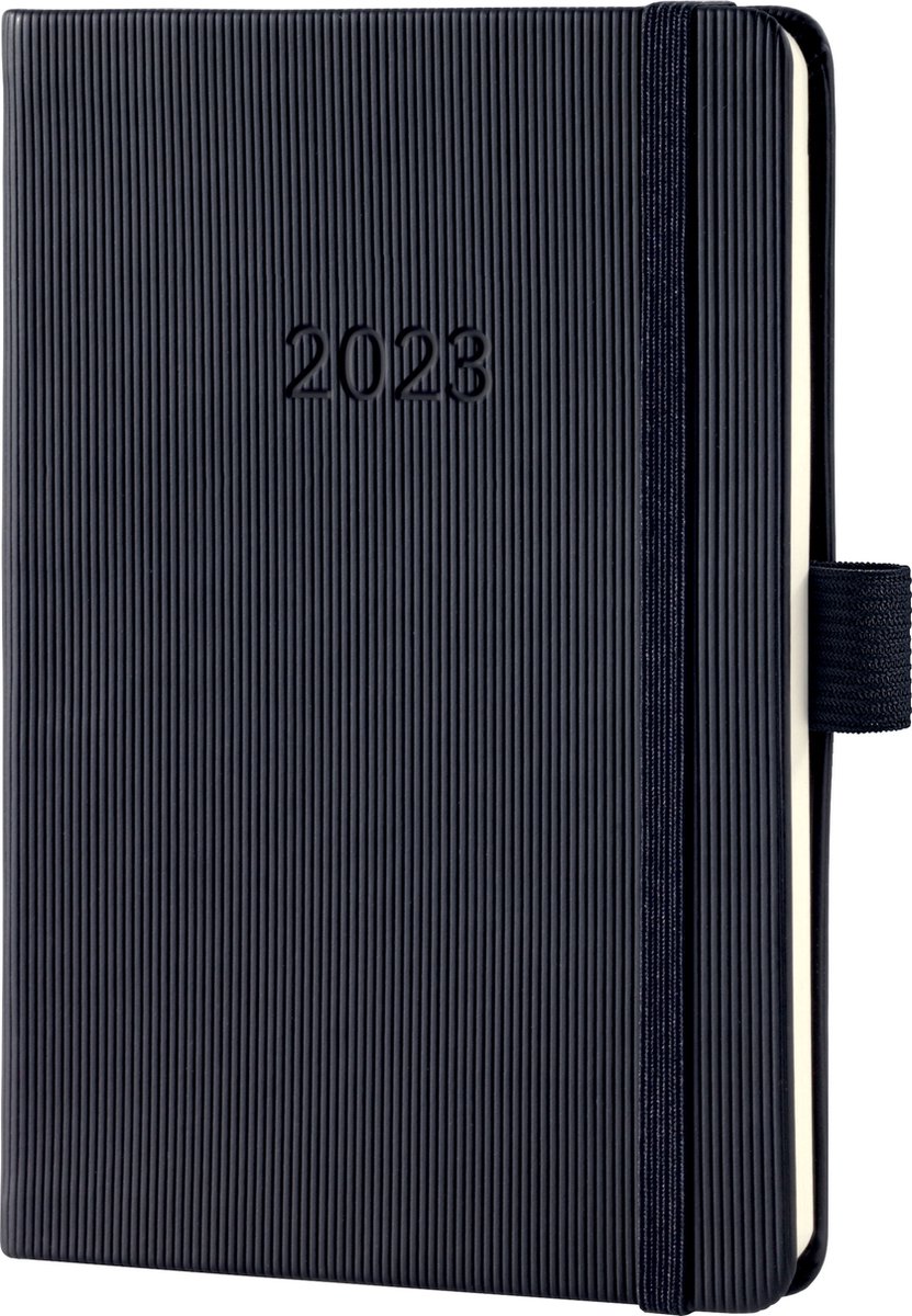 Sigel Conceptum - agenda 2023 - weekagenda - A6 - 4-talig - black - hardcover. SI-C2313