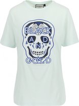 Black And Gold T-shirt CRANEO licht blauw MAAT S