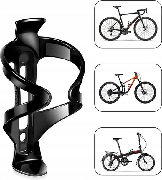 2 Stuks Universele Bidonhouders Fiets - Sterke en flexibele structuur - Afmeting 14.5x7.5x7.6cm - Zwart van Merkloos — afbeelding 5