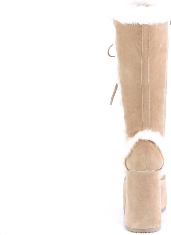 Demonia Platform Bottes femmes -36 Shoes- CAMEL-311 US 6 Marron