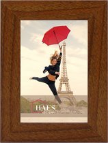 HAES DECO - Houten fotolijst Paris rustiek bruin voor 1 foto formaat 10x15 -SP001108