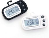 Koelkast thermometer – Digitaal – LCD Display – Elektronisch – Temperatuurmeter – Koelkast -  Vriezer – Temperatuur – Thermometer - ABS