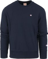 Champion - Crewneck Sweater Donkerblauw - XL - Regular-fit