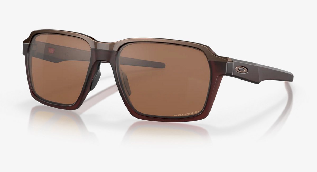 Oakley Parlay Matte Rootbeer/ Prizm Tungsten Polarized - OO4143-06