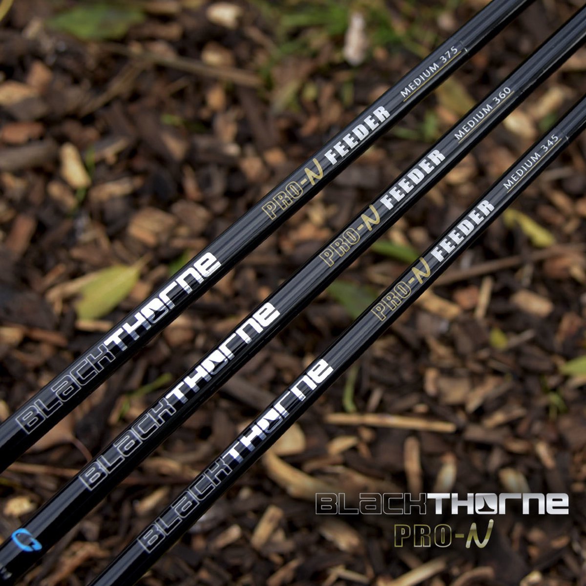 Cresta BlackThorne Pro-N Feeder - 3 Sections - 3 Tips - Maat : Medium 3.75m - 30-60g