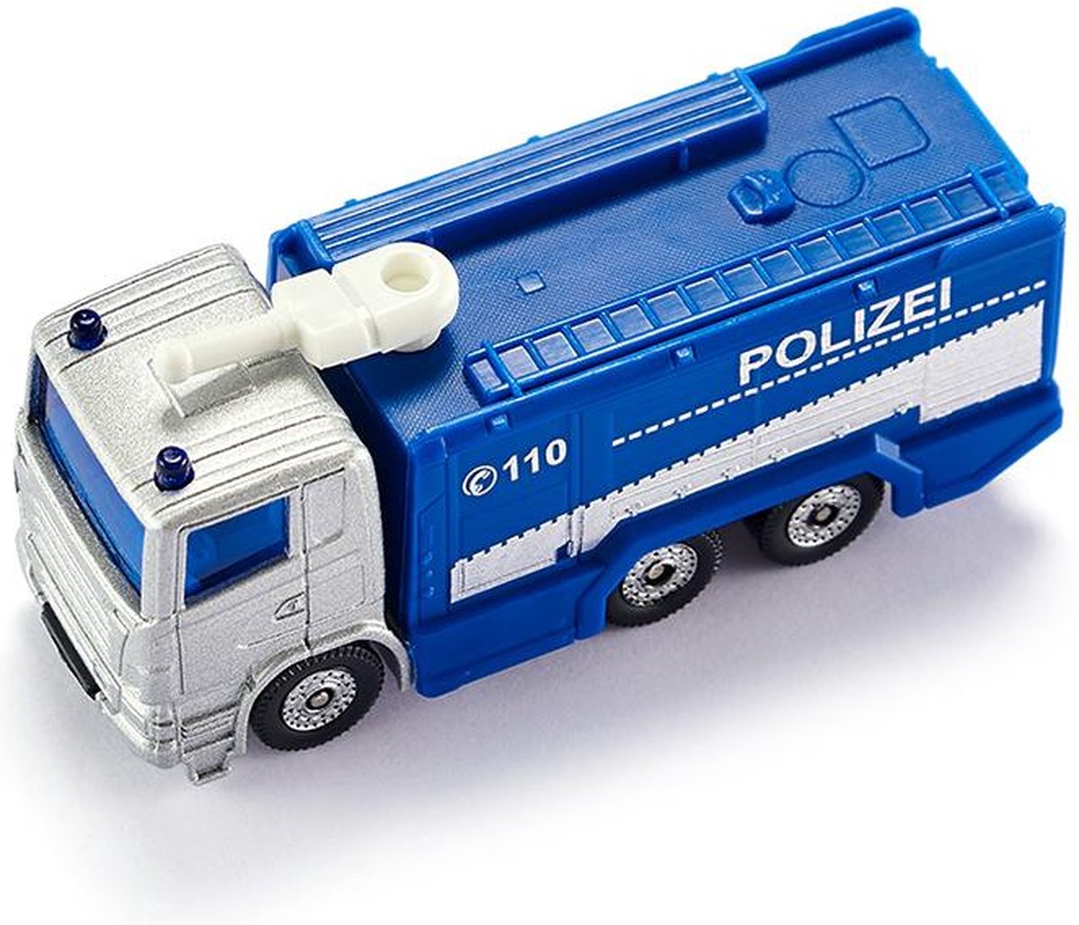 Siku Scania Polizei Waterkanon Vrachtwagen 8,4 Cm Blauw (1079) – foto 3