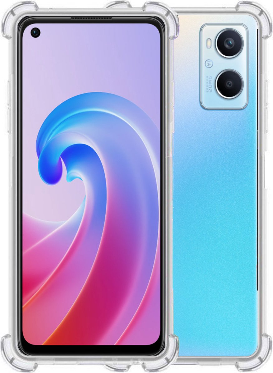 Hoesje geschikt voor Oppo A96 – Extreme Shock Case – Cover Transparant