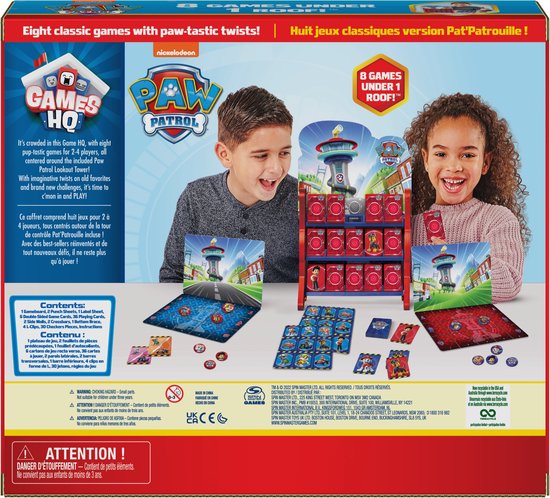 Thumbnail van een extra afbeelding van het spel PAW Patrol - Bordspel - Kinderspelletjespakket - Met o.a  dammen, memory en bingo
