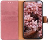 KHAZNEH Hoesje Portemonnee Book Case Roze Geschikt voor Samsung Galaxy A03