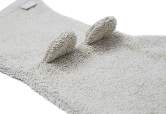 Jollein - Baby Washandje Badstof Ears (Nougat) - Katoen - Baby Washand, Washandjes -16x70cm van Jollein — afbeelding 2