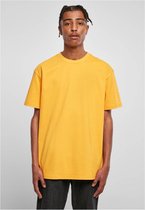 Urban Classics Heren Tshirt -XS- Heavy Oversized Geel