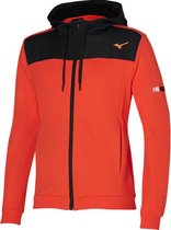 Mizuno Athletic Sweat Jacket - sportvest - rood - maat XL