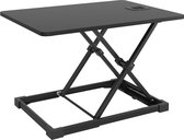 Bureau Verhoger - Sta Bureau - Laptop & Monitor Riser - Platform 5 Tot 41cm In Hoogte Verstelbaar - Werkbureau Converter - Zwart