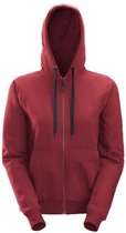 Snickers 2806 Dames Zip Hoodie - Chili Rood - XL
