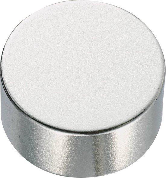 TRU COMPONENTS 505877 Permanente magneet Rond (Ø x h) 10 mm x 5 mm N45 1.33 - 1.37 T Grenstemperatuur (max.): 80 °C