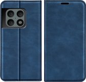 Cazy OnePlus 10 Pro Hoesje - Portemonnee Book Case - Kunstleer - Blauw