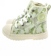 Veterschoenen | Meisjes, jongens | Grey Green | Leer | Shoesme | Maat 24