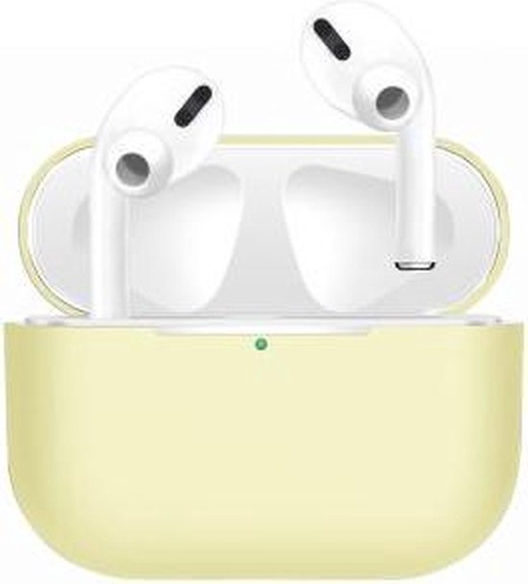 Apple AirPods Pro - Siliconen Case Cover - Hoesje voor AirPods - Geschikt voor AirPods Pro - Eendelig - Kleur Geel