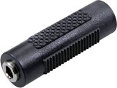 SpeaKa Professional SP-7870648 Jackplug Audio Adapter [1x Jackplug female 3,5 mm - 1x Jackplug female 3,5 mm] Zwart