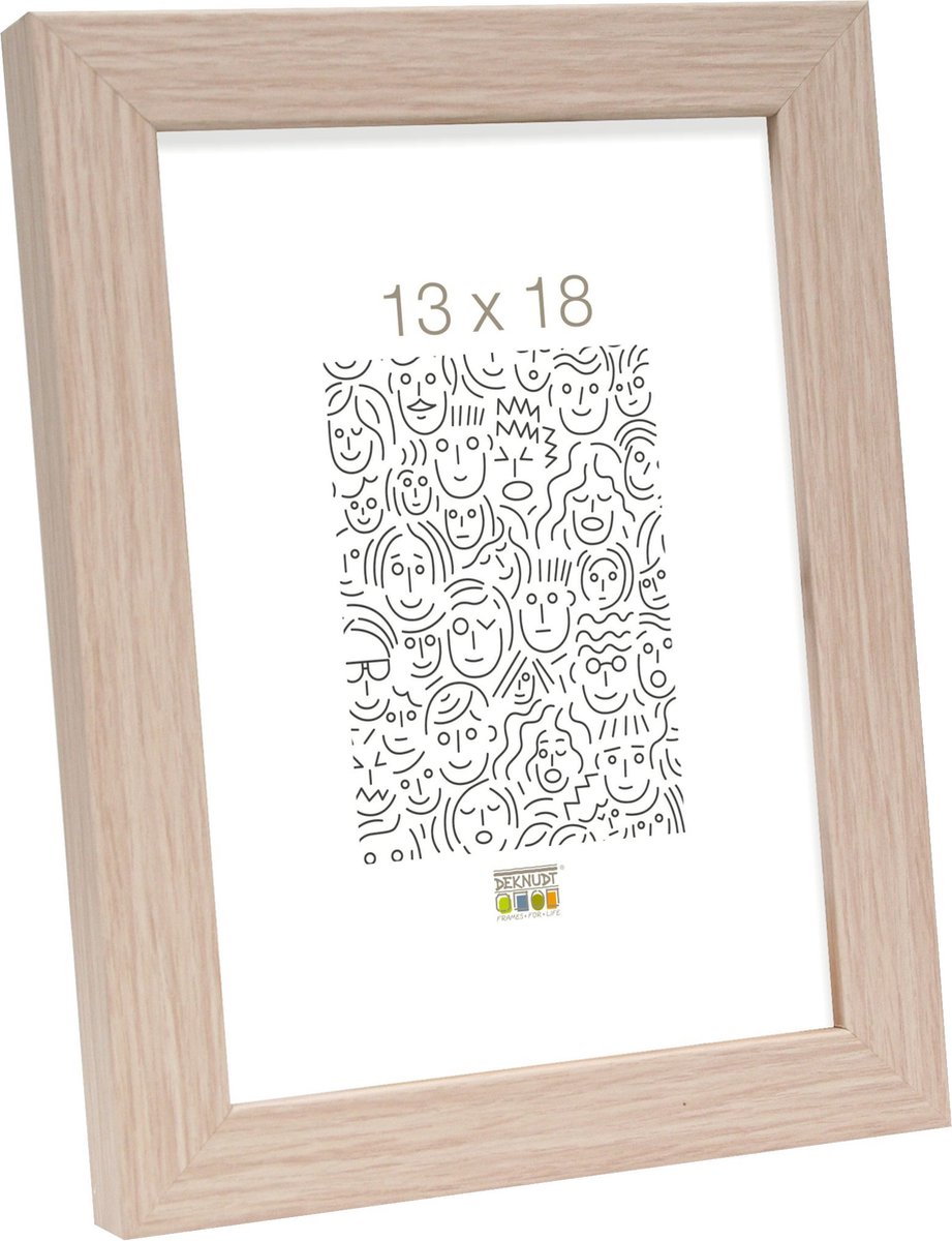 Deknudt Frames fotolijst S45RJ1 - naturel eikkleur - hout - 13x18 cm