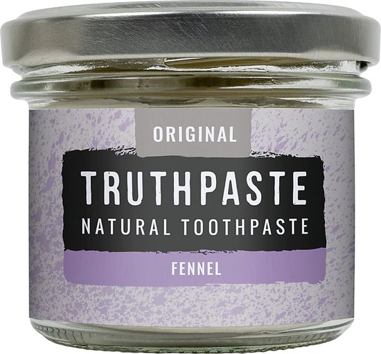 Truthpaste Fennel Toothpaste Natuurlijke tandpasta - 100 ml Fennel - Truthpaste Biologische ...