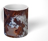 Mok - Schotse Hooglander - Sneeuw - Close Up - 350 ML - Beker - Uitdeelcadeautjes