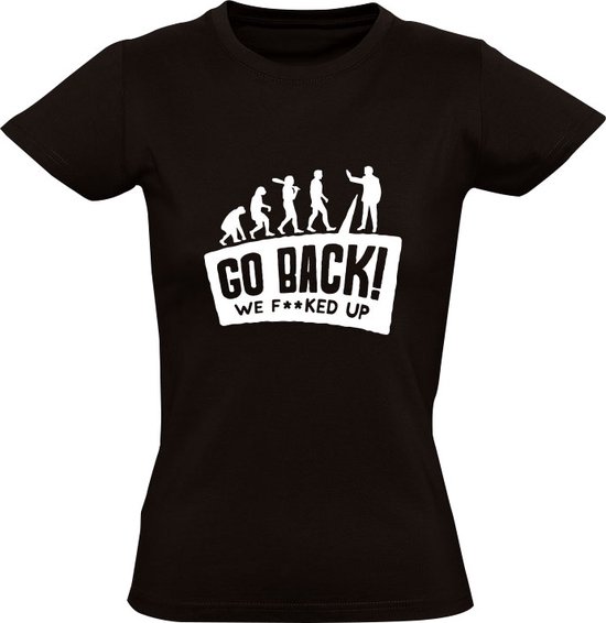 Go nous avons foutu T-shirt femme | Climat | Guerre | Environnement | Azote | Noir