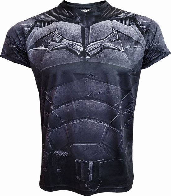 Spiral Batman Heren Tshirt BATMAN - MUSCLE CAPE Zwart