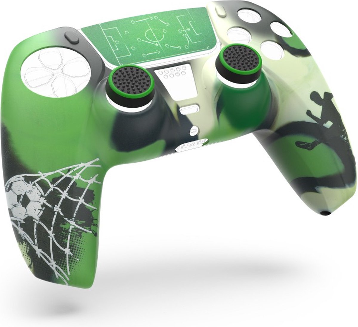 Hama set skin beschermhoes cover grip thumb-grips stick voor Sony PS5 Controller