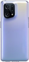 iMoshion Hoesje Geschikt voor Oppo Find X5 5G Hoesje Siliconen - iMoshion Softcase Backcover smartphone - Transparant