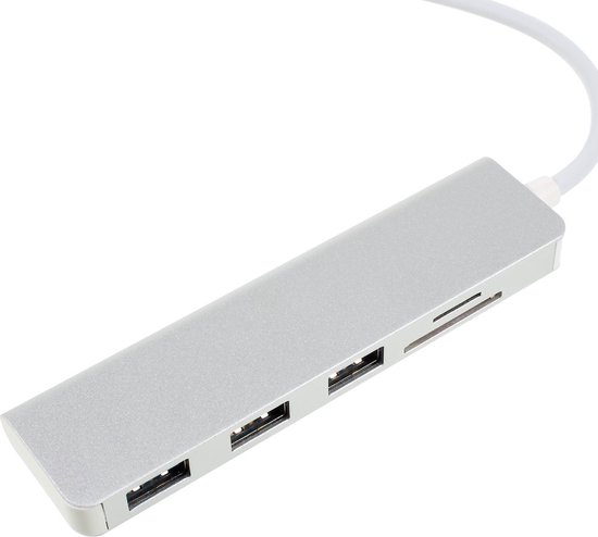 Lecteur de carte USB 3.0 tout-en-un + hub USB 3.0 à 3 ports Delock