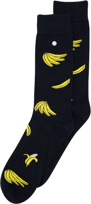 Alfredo Gonzales sokken bananas zwart - 38-41