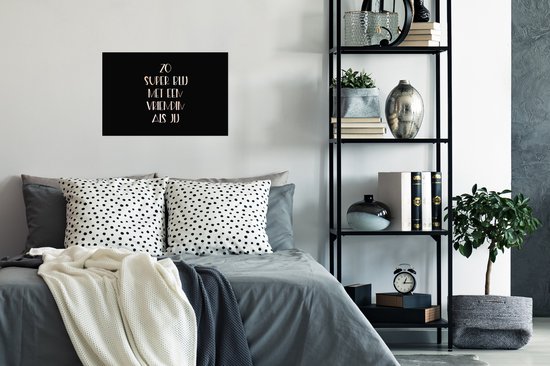 Poster Girlfriend - BFF - Citations - Girlfriends - Tellement super heureuse avec une amie comme toi - Dictons - 30x20 cm